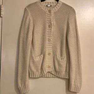 J. Crew Cardigan Cream Size XL